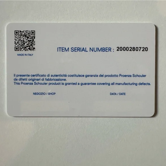 Proenza Schouler PS11 Convertible Box Bag Leather Black White NWT Auth - Picture 9 of 9